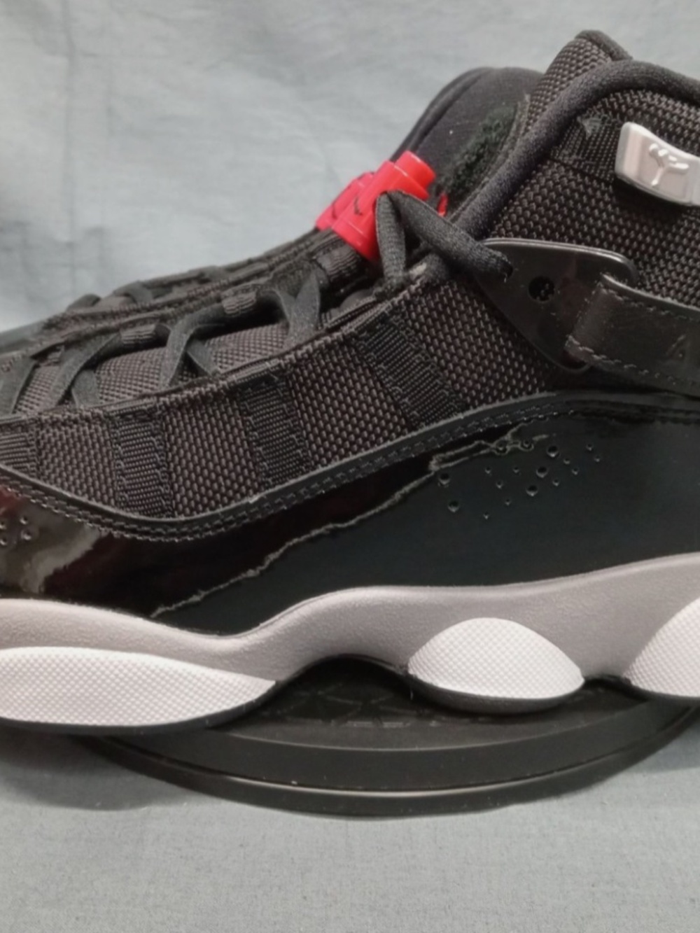 Jordan 6 Rings Black White Gym Red (GS) - UK 5 NWT - Picture 4 of 7